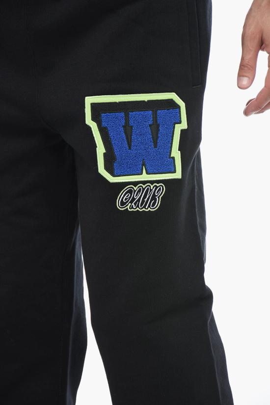  오프화이트 트레이닝/조거 팬츠 OMCH029S23FLE0091069 Black - OFF WHITE