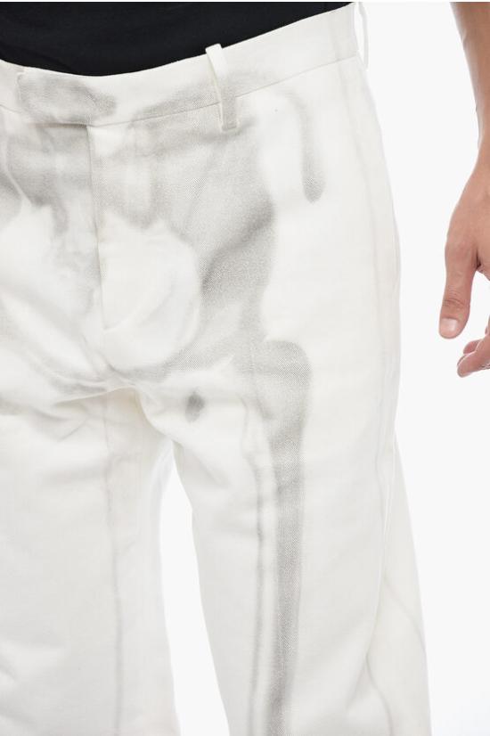  오프화이트 데님 팬츠 OMYB015S23 DEN003 0100 White - OFF WHITE