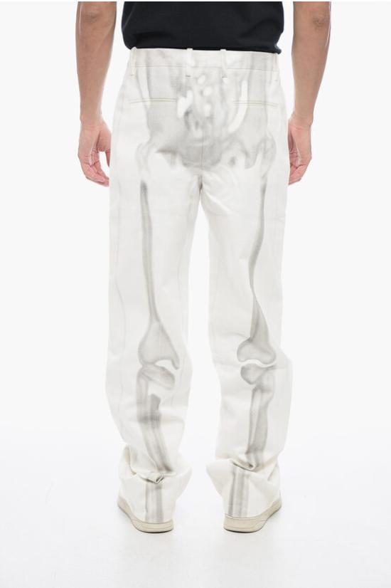  오프화이트 데님 팬츠 OMYB015S23 DEN003 0100 White - OFF WHITE