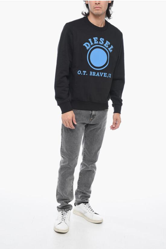  디젤 긴팔 티셔츠 A11055 0HAYT 9XX Black - DIESEL