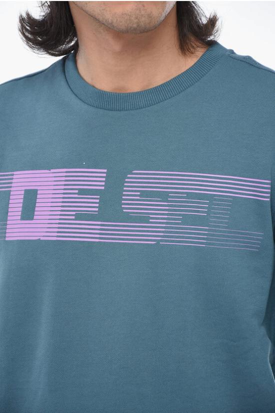  디젤 긴팔 티셔츠 A06490 0GRAC 8MU Light blue - DIESEL