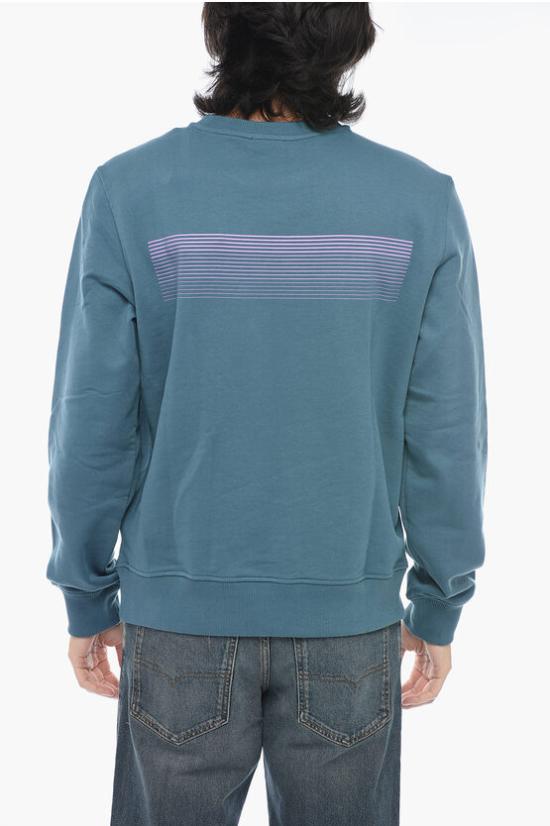  디젤 긴팔 티셔츠 A06490 0GRAC 8MU Light blue - DIESEL