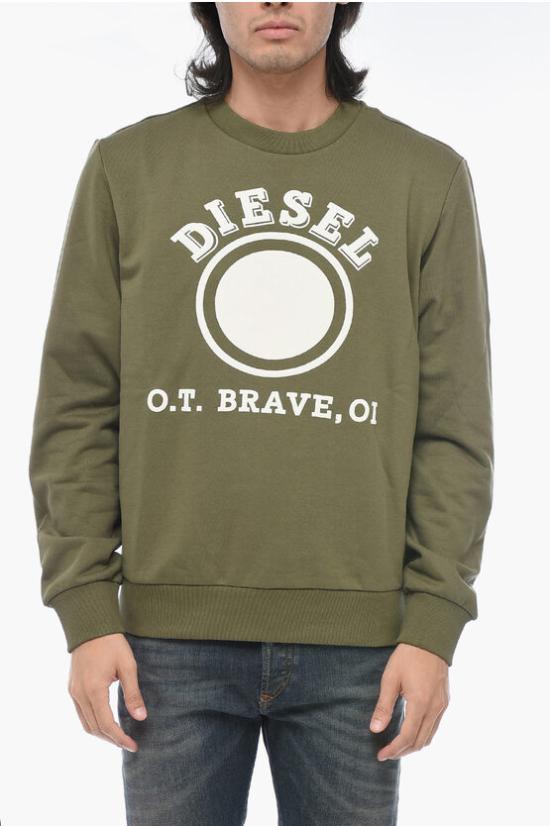  디젤 긴팔 티셔츠 A11055 0HAYT 5AF Green