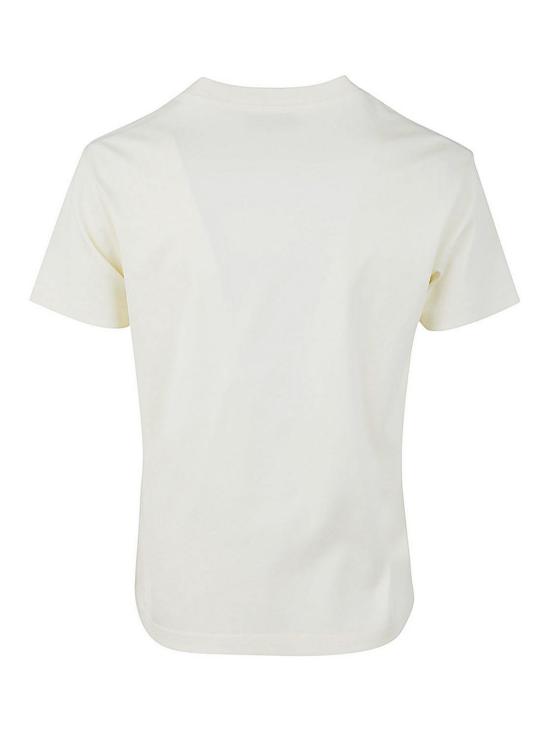  랑방 반팔 티셔츠 RWTS0030J207E23012 White - LANVIN