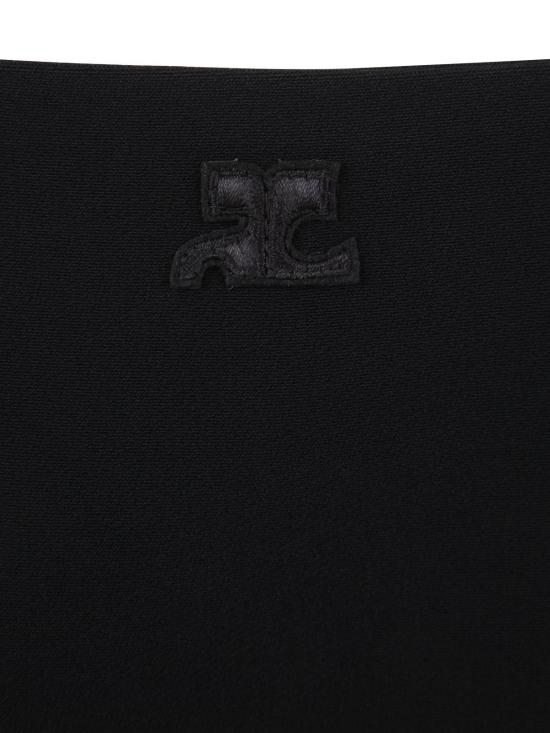  쿠레쥬 스트레이트 팬츠 223CR0236VI00139999 Black - COURREGES