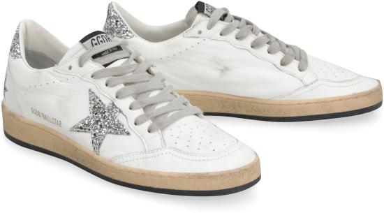  골든구스 글리터 스타 볼스타 스니커즈 GWF00117F003773 11325 White - GOLDEN GOOSE