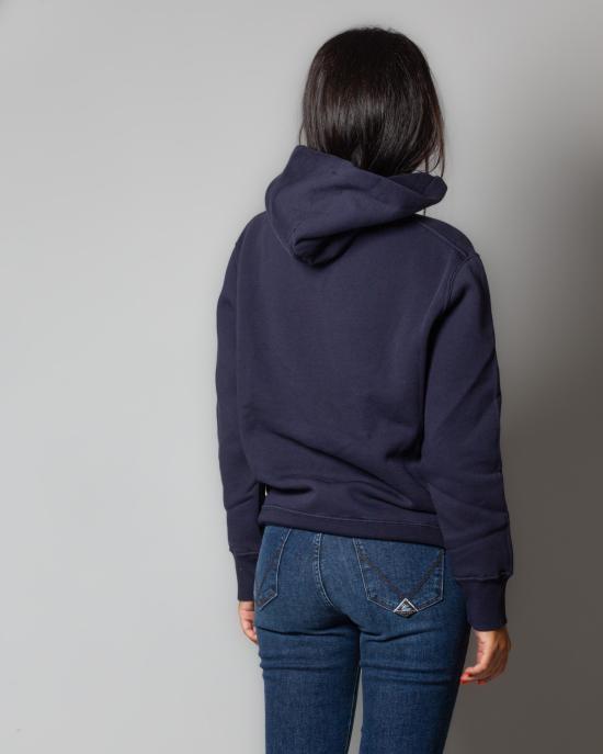 24FW 오트리 후드 티셔츠 HOIW409B BLU - AUTRY