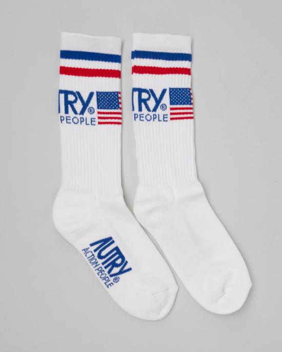 24FW 오트리 양말 SOIUS206 Bianco - AUTRY