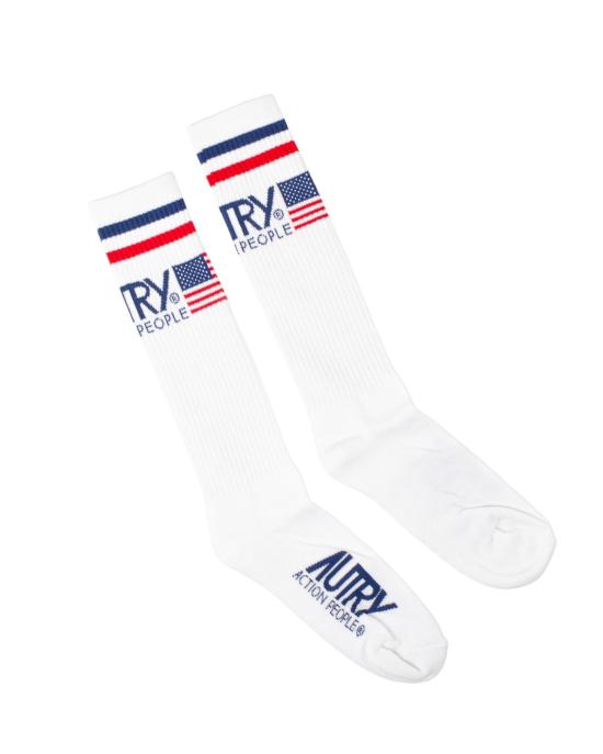 24FW 오트리 양말 SOIU44WB Bianco