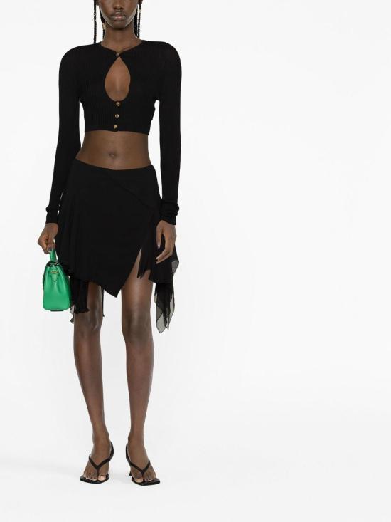  베르사체 숏 스커트 10078831A065821B000 Black - VERSACE