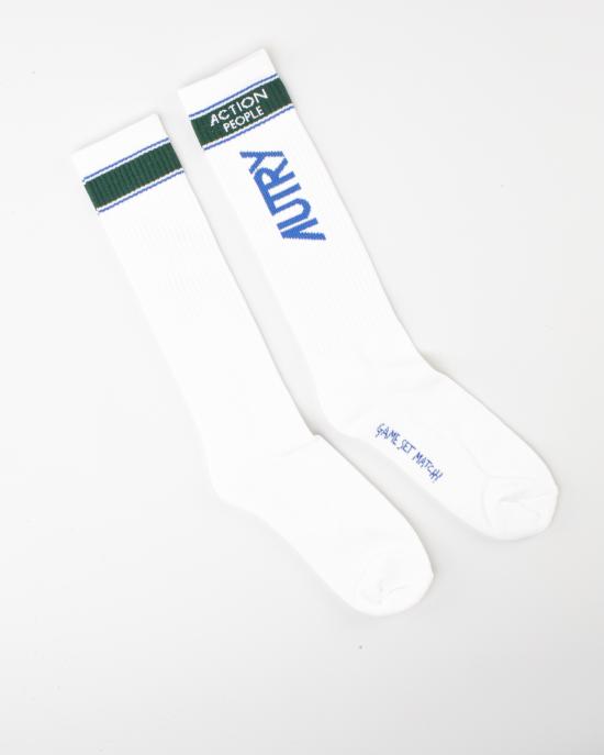 24FW 오트리 양말 SOSU46WB Bianco - AUTRY