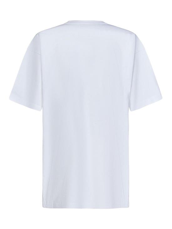  모스키노 반팔 티셔츠 070904411001 White - MOSCHINO