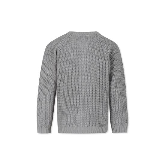 24FW [키즈] 릴 아뜰리에 가디건 13231613 LIMESTONE GREY - LIL ATELIER