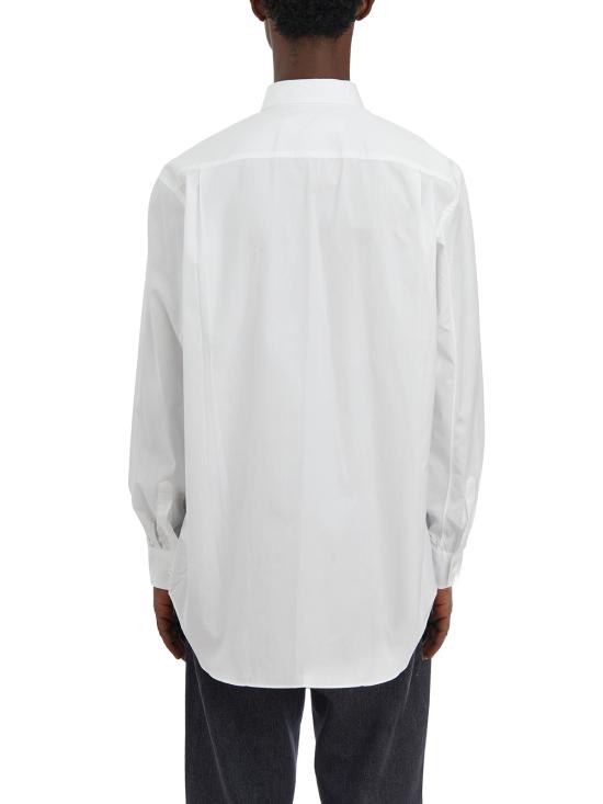 26SS COMME DES GARCONES PLAY 긴팔 셔츠 HAXB002051 White - COMME DES GARCONS