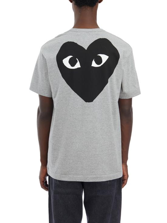 25FW 꼼데가르송 반팔 티셔츠 HAXT072051 Grey - COMME DES GARCONS