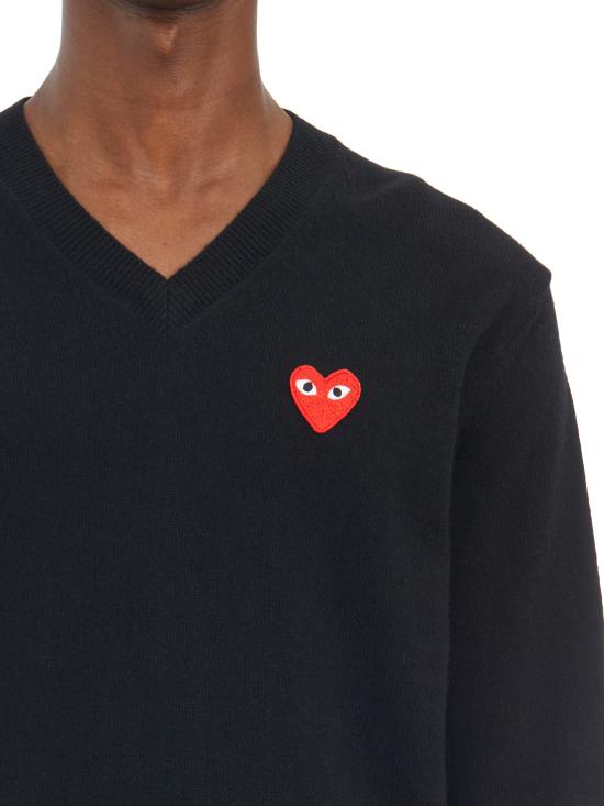 26SS 꼼데가르송 스웨터 HAXN002051 Black - COMME DES GARCONS