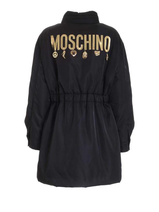  모스키노 코트 061554151555 Black - MOSCHINO