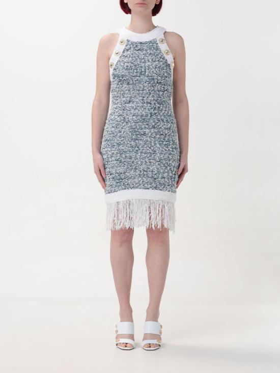  발망 미디 원피스 CF1R3131KF88 SLJ Gnawed Blue