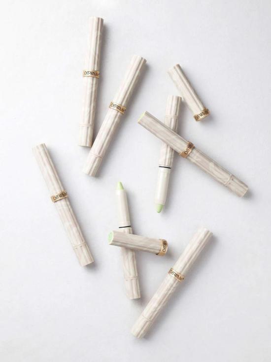  오프화이트 가죽소품 OC34C99PO102M001 6055 VERDE - OFF WHITE