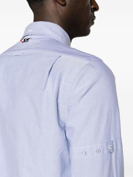 24FW 톰브라운 셔츠 MWL403OF0313 480 LIGHT BLUE - THOM BROWNE