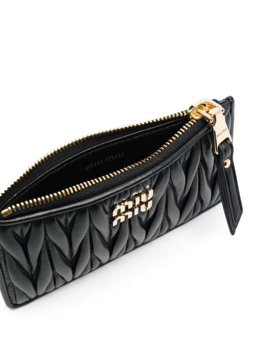 25SS 미우미우 지갑 5MB0602FPP F0002 NERO - MIU MIU