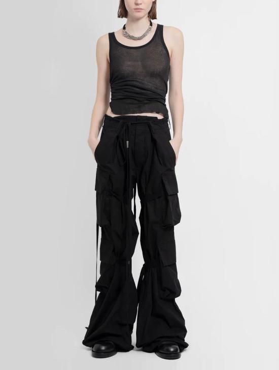 26SS 앤 드뮐미스터 민소매 티셔츠 B0011982FA434 099 BLACK - ANN DEMEULEMEESTER