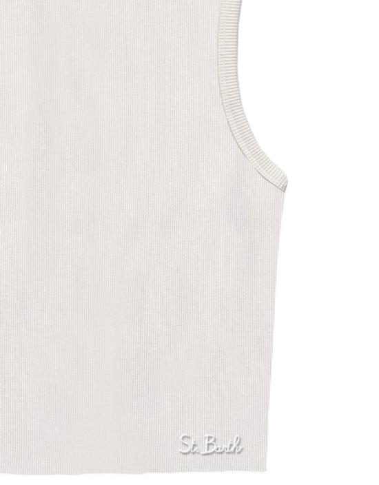  세인트바스 민소매 티셔츠 AAD001 02340F SB 10 EMB - MC2 SAINT BARTH