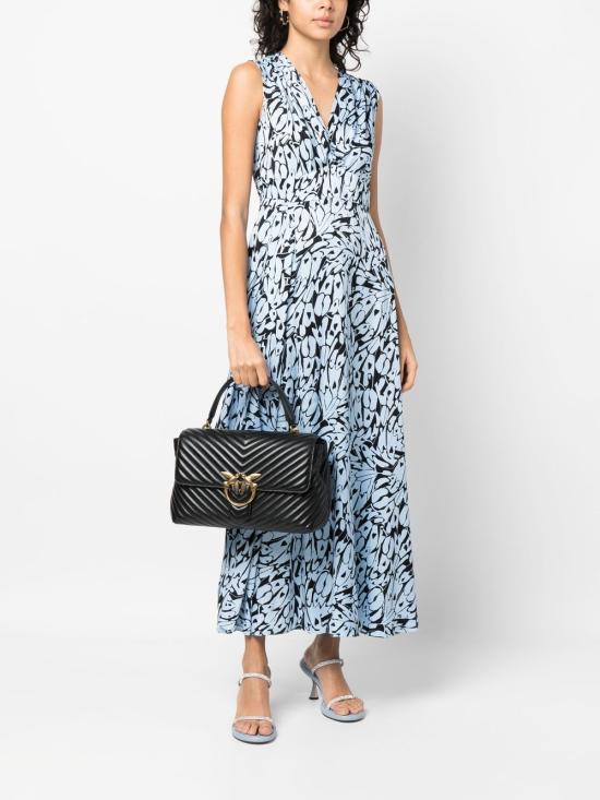 25SS 핑코 토트백 100042A0GK Z99Q NERO ANTIQUE GOLD - PINKO