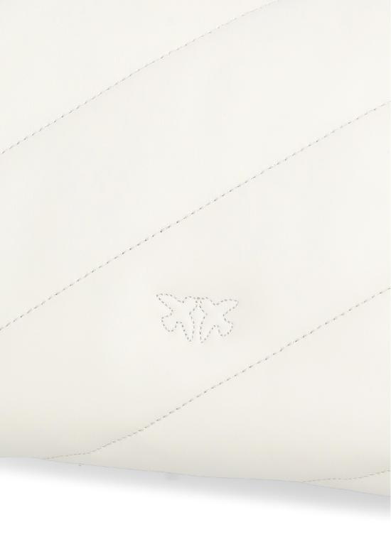 26FW 핑코 숄더백 100039A0F2 Z14Q BIANCO SETA ANTIQUE GOLD - PINKO