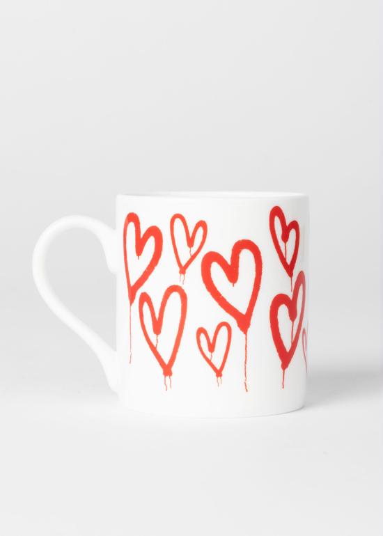  폴 스미스 가죽소품 M1AMUGSMPRINT 01 WHITE - PAUL SMITH