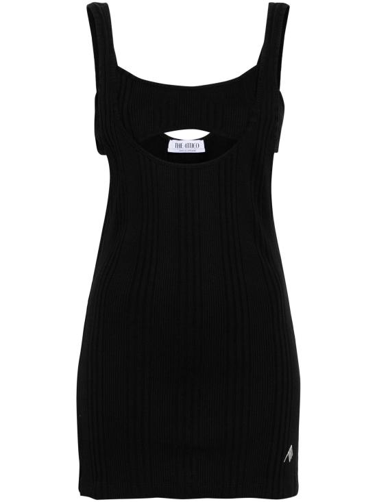  디 아티코 민소매 티셔츠 247WCT322J048 100 BLACK