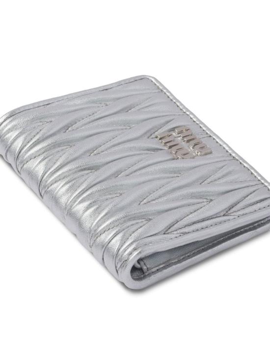 25SS 미우미우 지갑 5MV2042FPP F0118 ARGENTO - MIU MIU