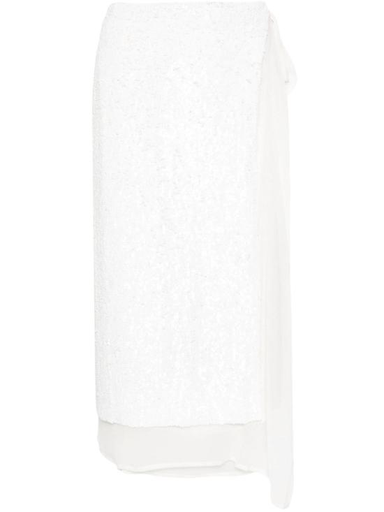  파로쉬 롱 스커트 D620684GLARE24 001 BIANCO