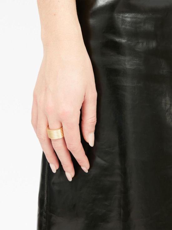 26SS 마르지엘라 반지 SM0UQ0023SV0273 950 YELLOW GOLD PLATING BURATTATO - MAISON MARGIELA