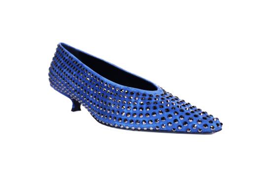 25FW 라 로즈 플랫 슈즈 EW2133556 BLUE - LA ROSE