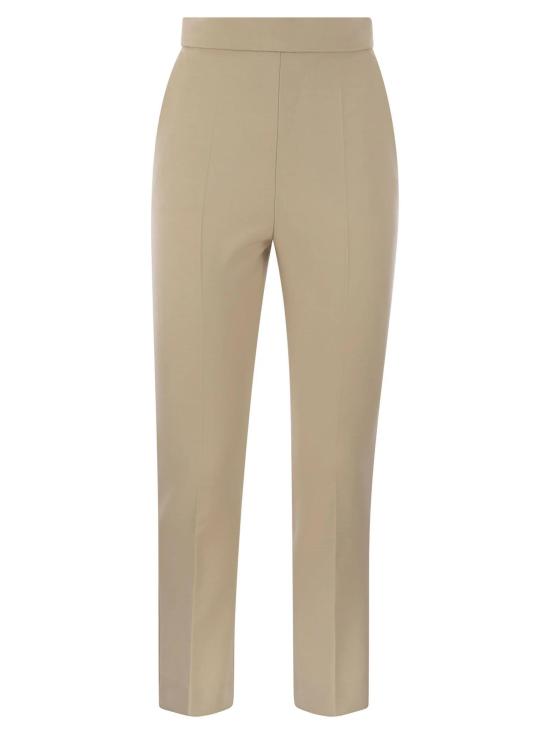 막스마라 네페타 울 블렌드 크레이프 팬츠 2411131081600NEPETA 023 BEIGE
