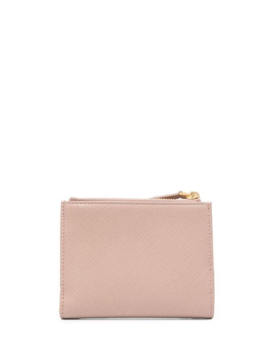 25SS 프라다 트라이앵글 로고 반지갑 1ML050QHH F0236 PINK - PRADA