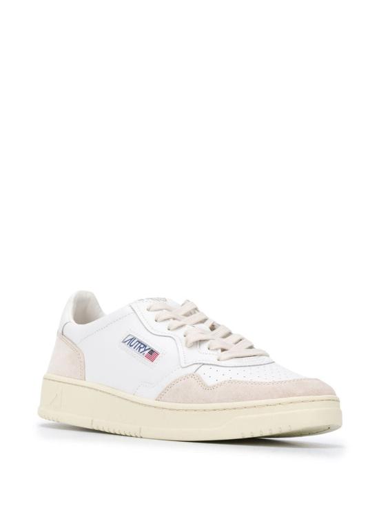 26FW 오트리 메달리스트 AULMLS 33 LEAT SUEDE WHITE - AUTRY