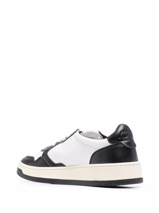 26FW 오트리 메달리스트 로우 스니커즈 AULMWB 01 LEAT WHT BLK - AUTRY