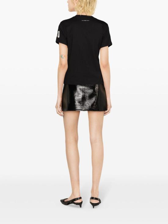  쿠레쥬 반팔 티셔츠 124JTS006JS0112 9999 BLACK - COURREGES