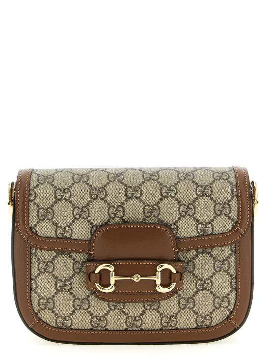 26FW 구찌 홀스빗 1955 GG 슈프림 캔버스 미니백 658574HUHHG8565 Beige
