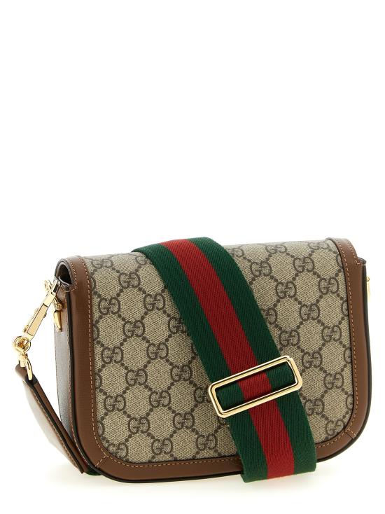 26FW 구찌 홀스빗 1955 GG 슈프림 캔버스 미니백 658574HUHHG8565 Beige - GUCCI