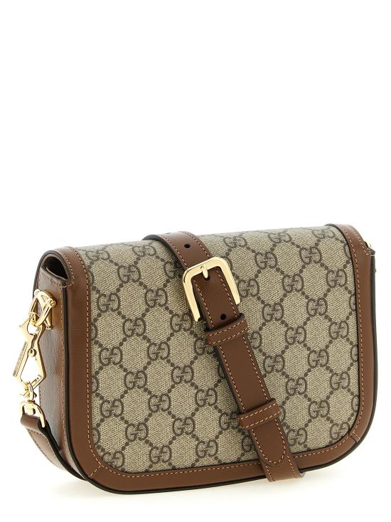 26FW 구찌 홀스빗 1955 GG 슈프림 캔버스 미니백 658574HUHHG8565 Beige - GUCCI