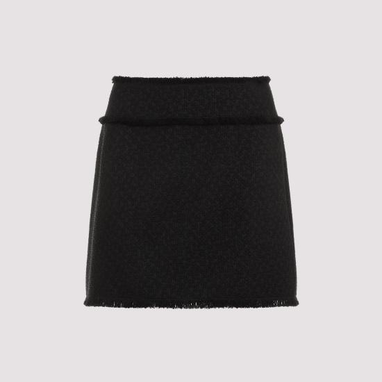 24FW 돌체앤가바나 숏 스커트 F4CR5T GDCLW N0000 NERO - DOLCE & GABBANA