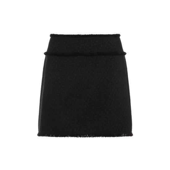 24FW 돌체앤가바나 숏 스커트 F4CR5T GDCLW N0000 NERO - DOLCE & GABBANA