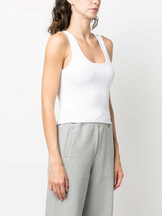  지씨디에스 민소매 티셔츠 SS23W14011001 White - GCDS