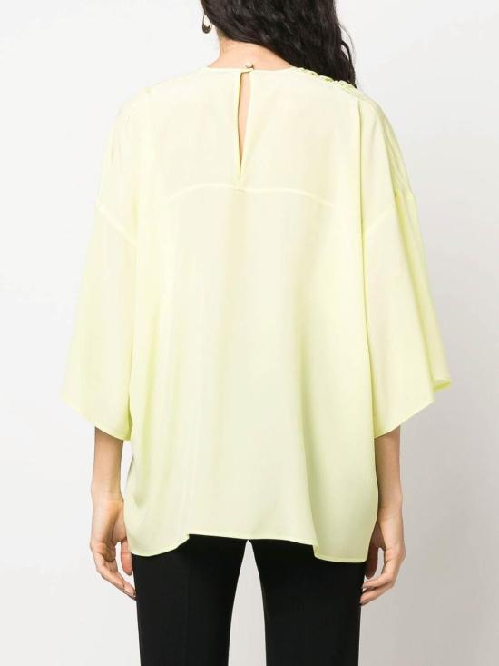  랑방 반팔 티셔츠 RWTO00044868P23LEMON Yellow - LANVIN