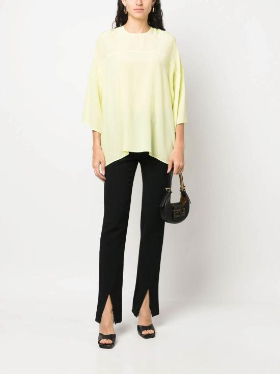  랑방 반팔 티셔츠 RWTO00044868P23LEMON Yellow - LANVIN