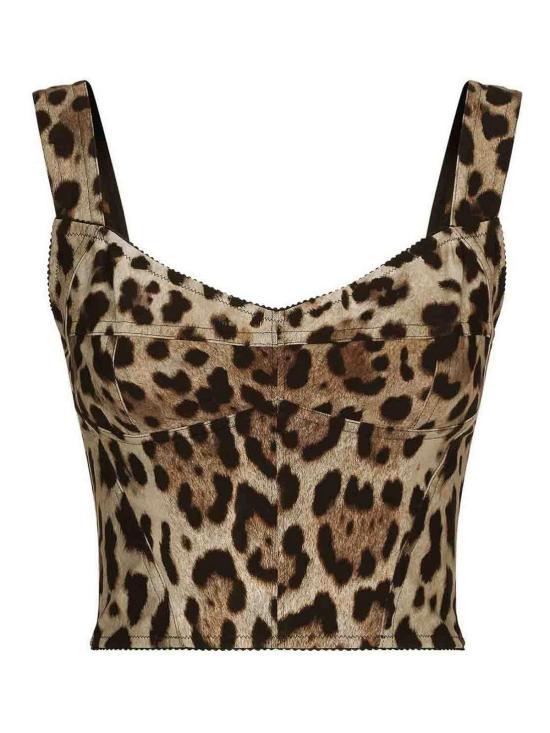 26SS 돌체앤가바나 민소매 티셔츠 F7T19TFSSF7HY13M Animal Print