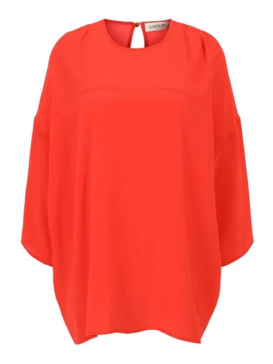  랑방 반팔 티셔츠 RWTO00044868P23POPPY Red